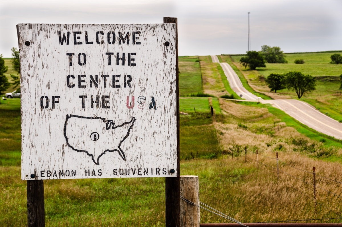 Geographical center of U.S. Georgia