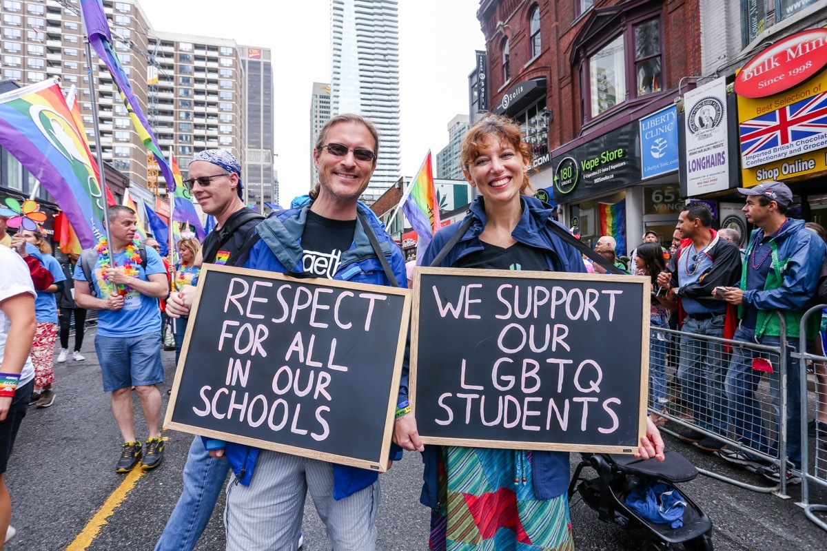 elementary teachers federation of ontario in toronto pride parade photos from pride celebrations