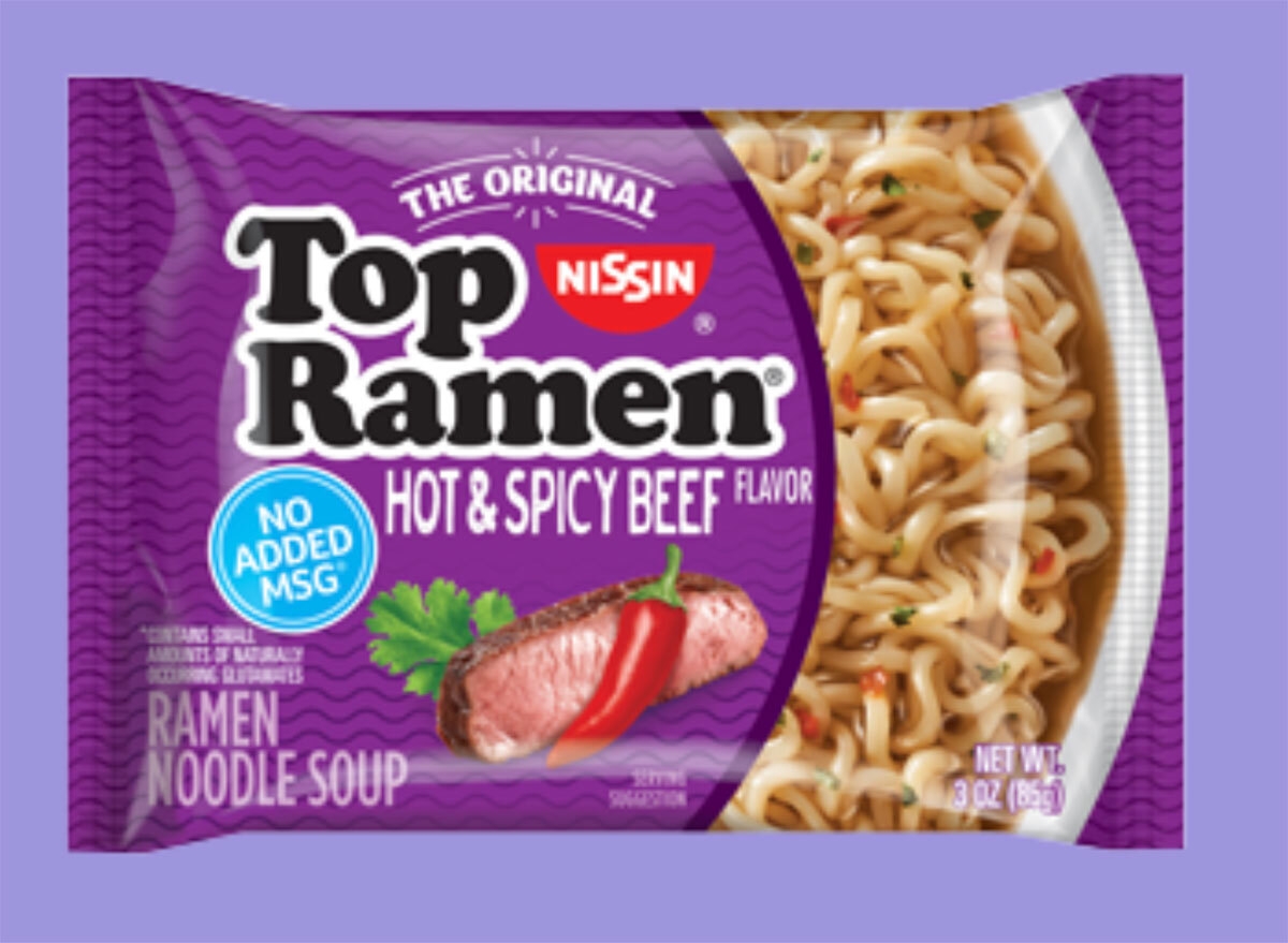 top ramen hot spicy beef