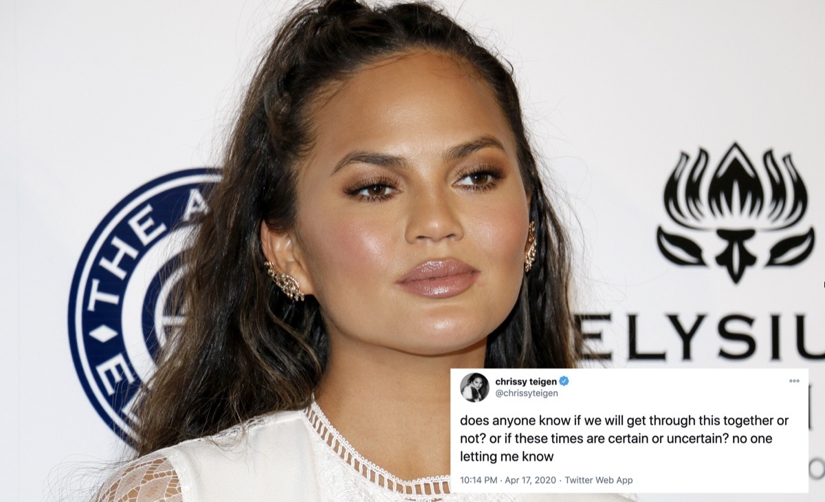 Chrissy Teigen and a Twitter Post