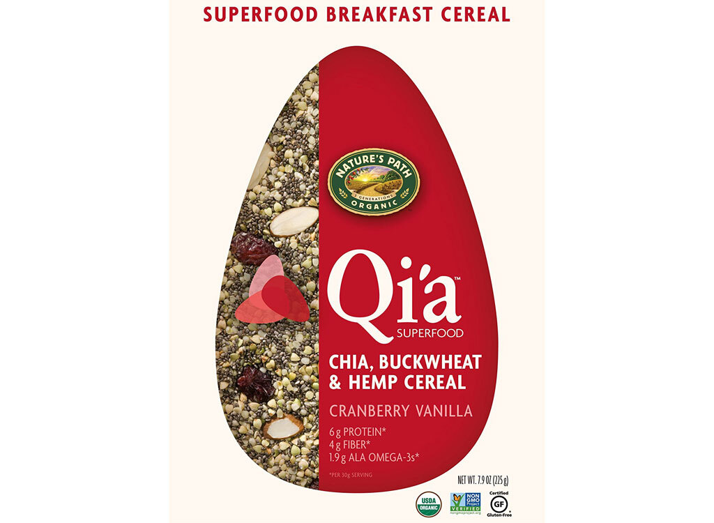 Natures Path Qia superfood breakfast cereal cranberry vanilla