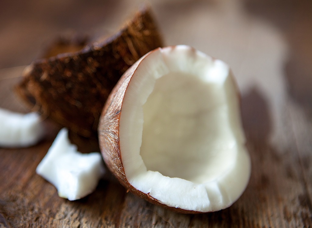 best hangover cure foods - coconut water