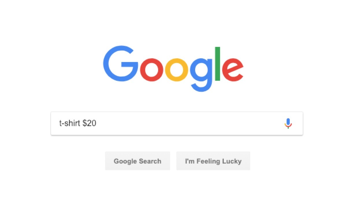 google shopping search - google tricks