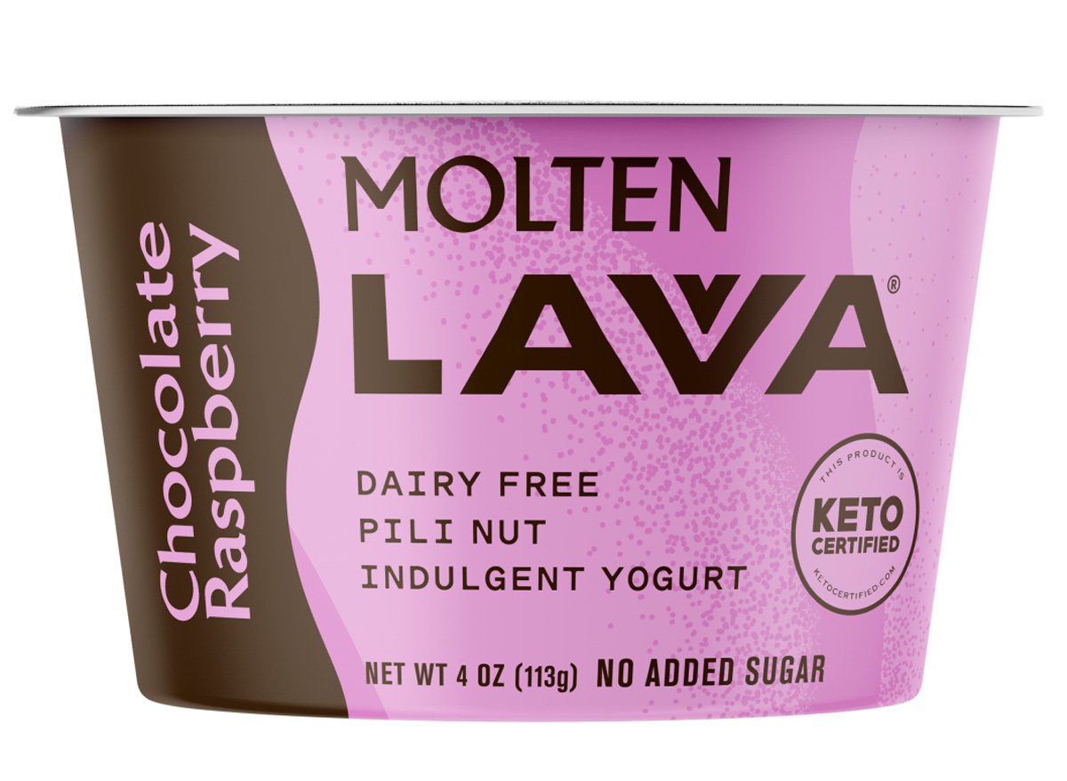 molten lavva chocolate raspberry keto yogurt