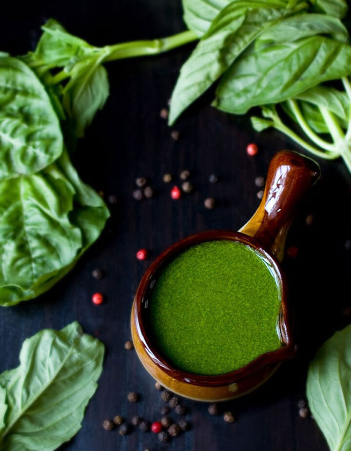 Basil peppercorn vinaigrette recipe