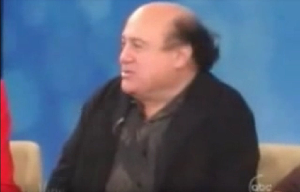 Danny DeVito drunk on TV