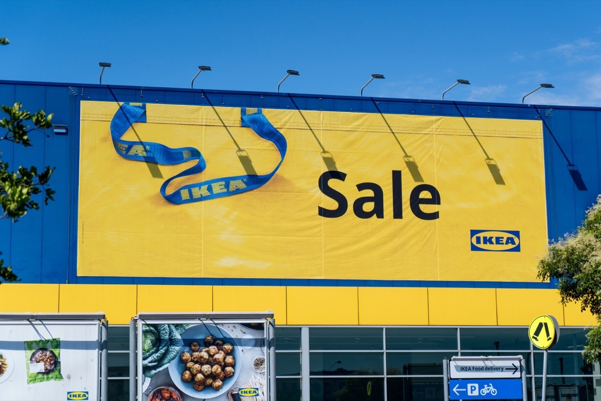 IKEA Sale Sign