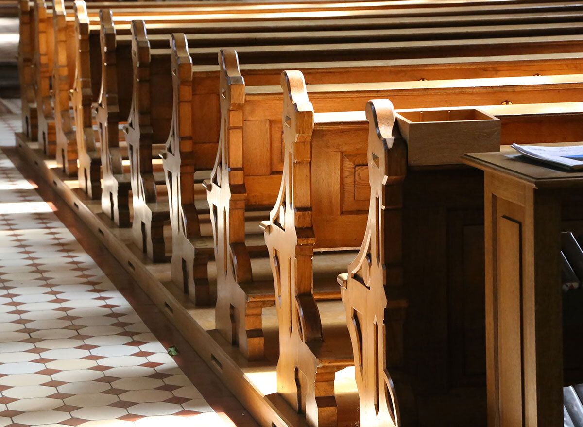 church benches