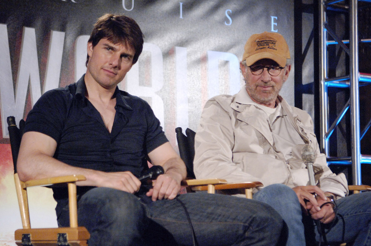 Tom Cruise and Steven Spielberg at a 