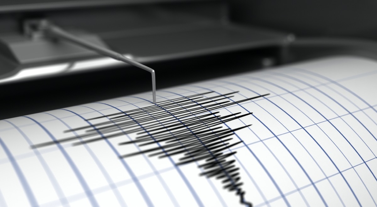 seismograph indicating earthquake activity