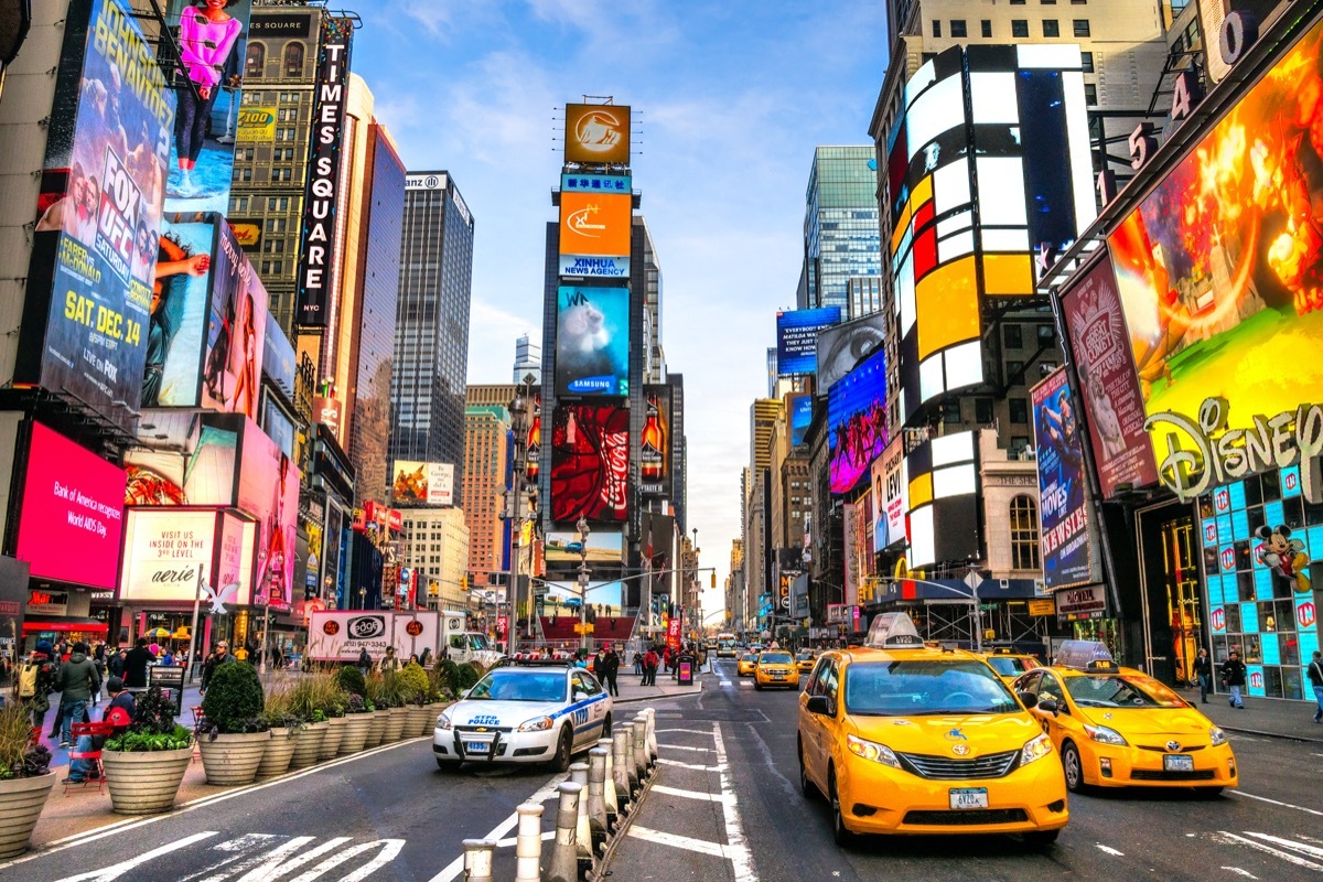 times square new york during the day