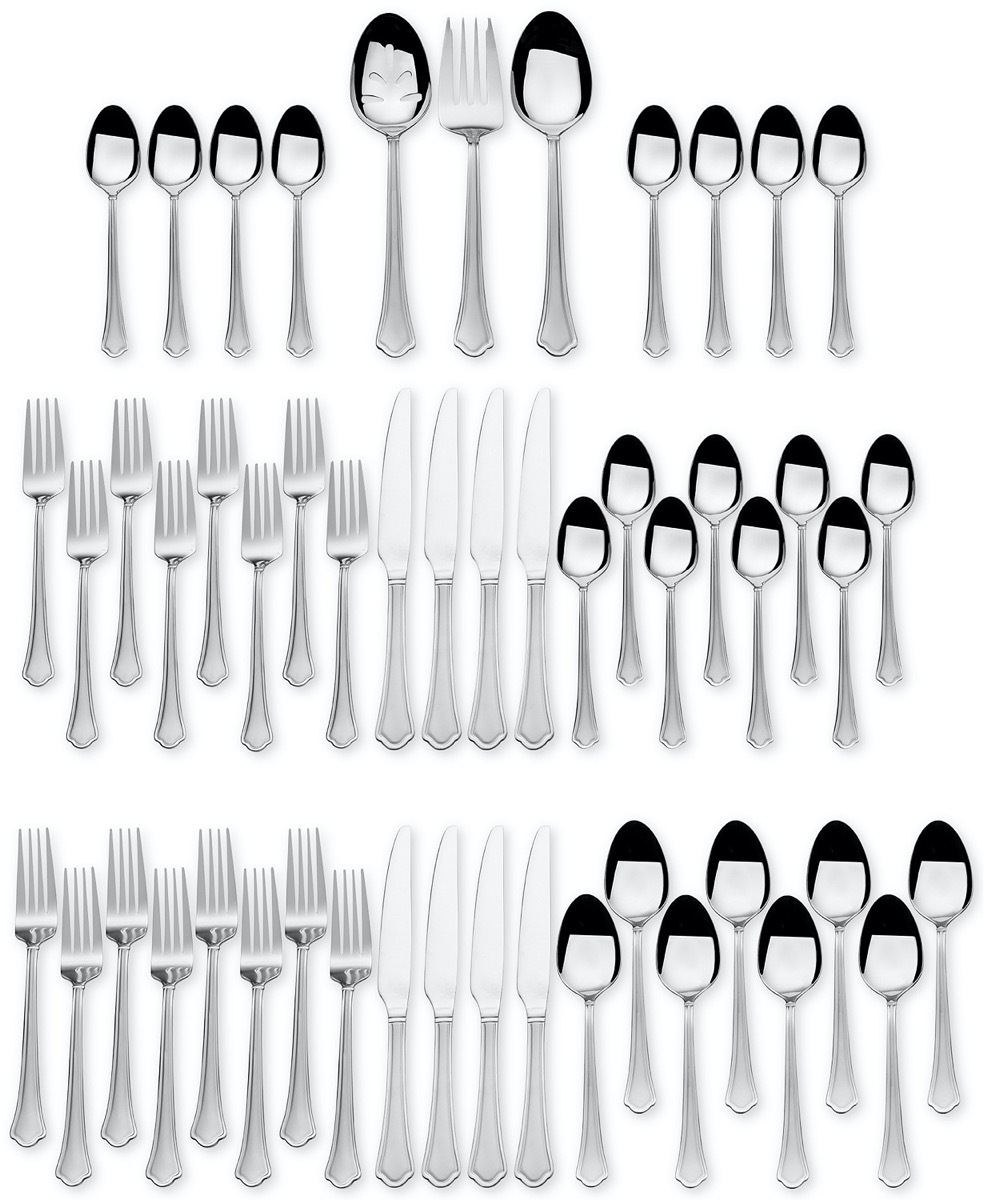 51 piece silverware set