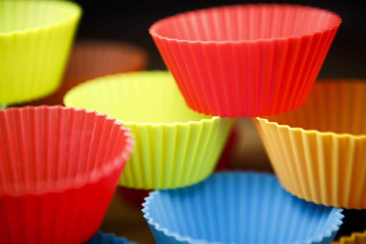 Colored cupcake holders