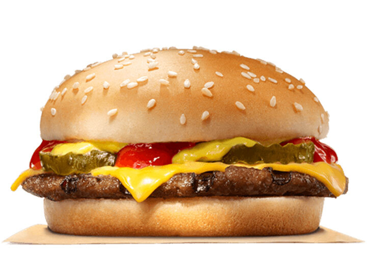 Burger king cheeseburger