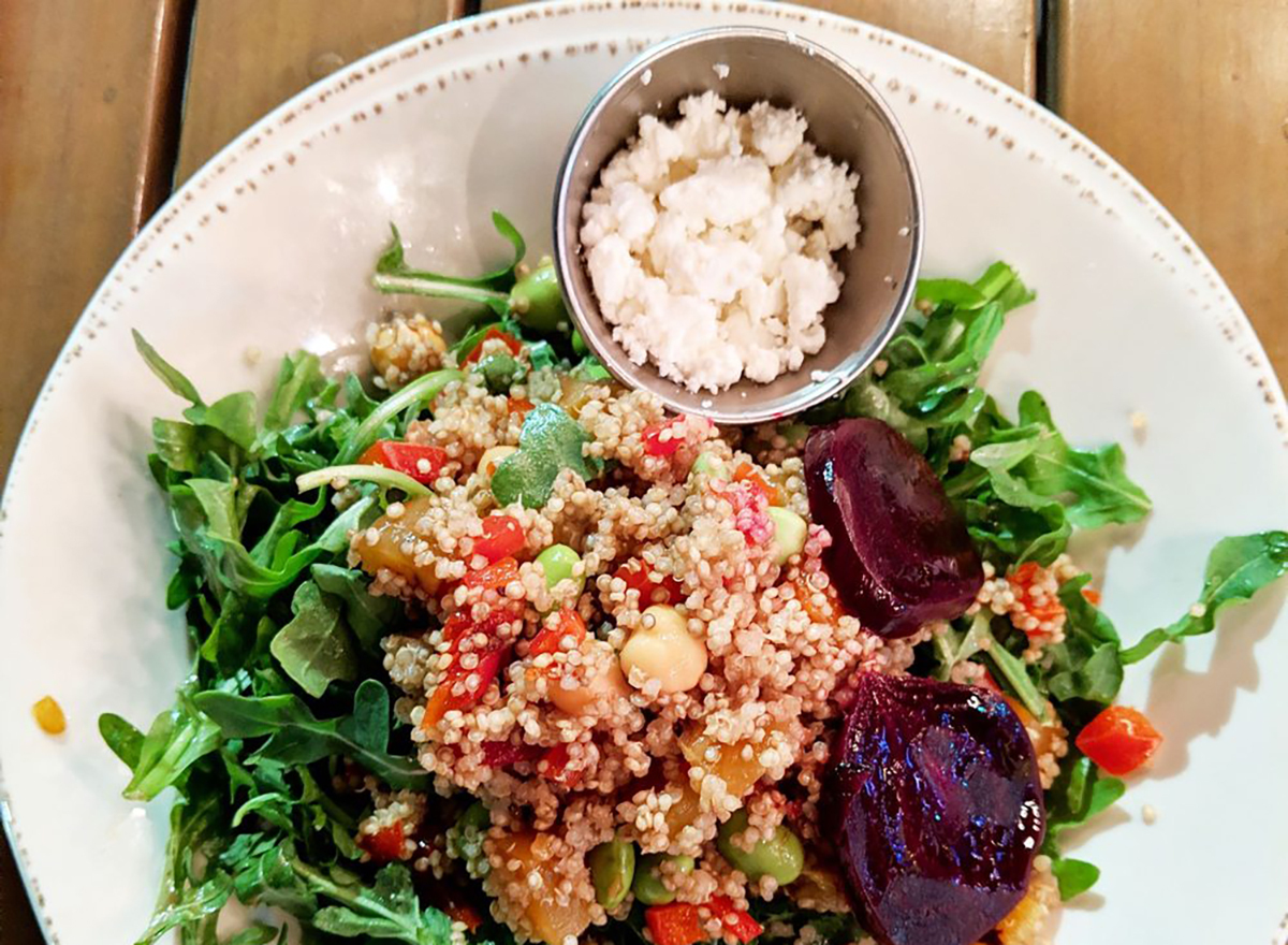 beet and quinoa salad