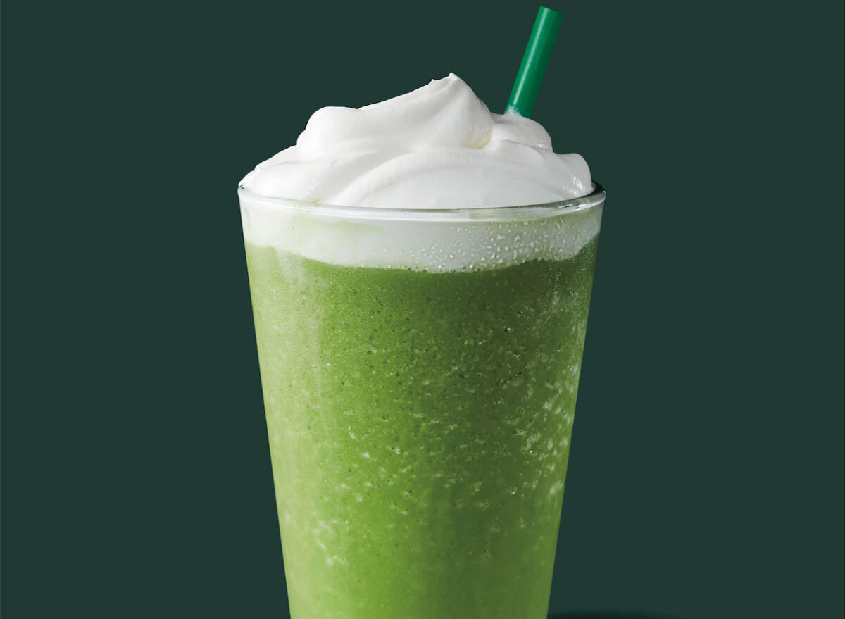 matcha green tea creme frappuccino