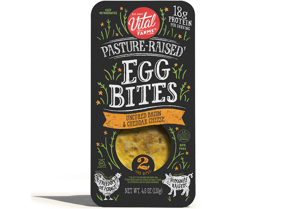 vital farms egg bites bacon cheese