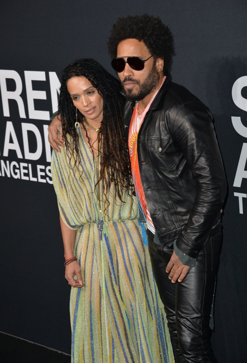 Lisa Bonet and Lenny Kravitz