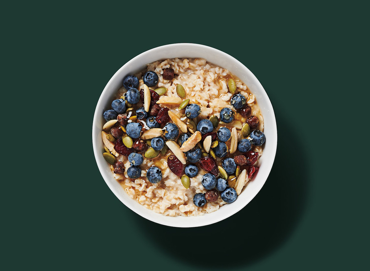 starbucks healthy oatmeal