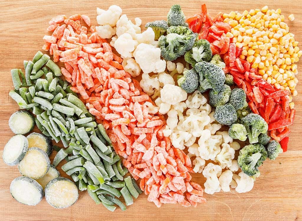 Meatless March plan frozen veggies