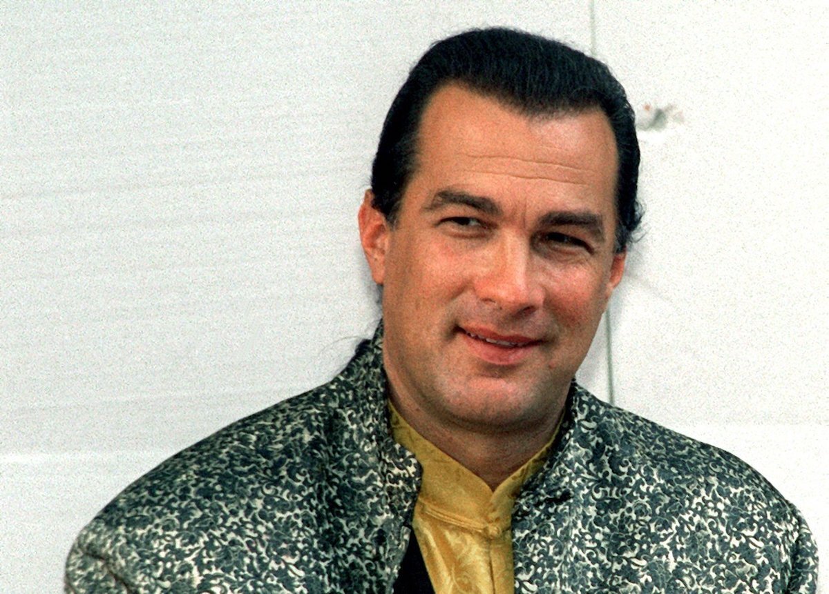 Steven Seagal photographed in Berlin in 1996