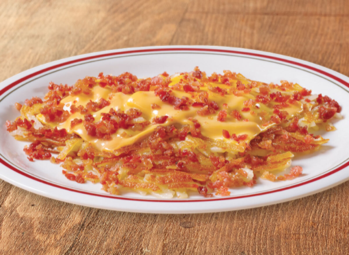 huddle house cheesy bacon hashbrowns