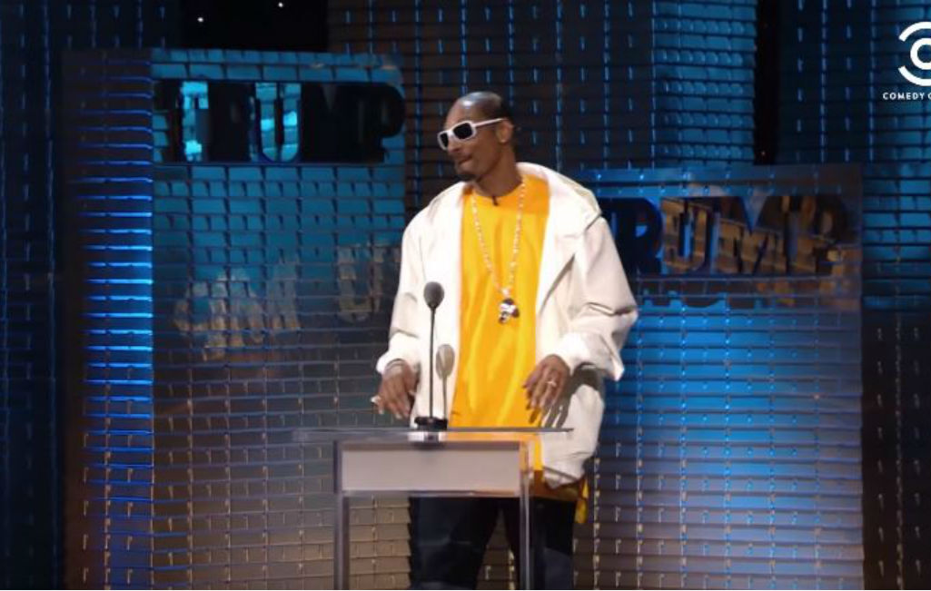 Snoop at Trump's Roast lines