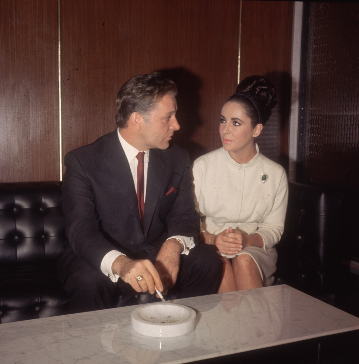 Richard Burton and Elizabeth Taylor in 1962