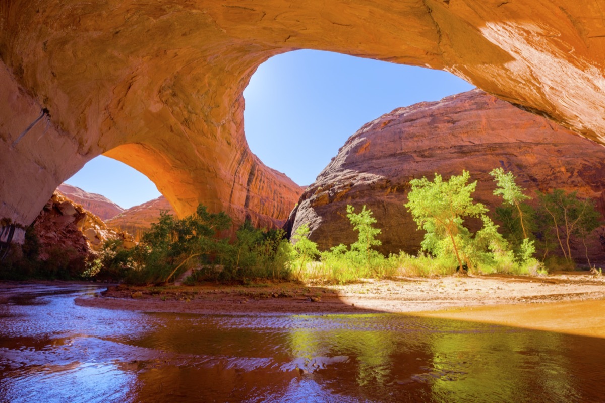 Jacob Hamblin Arch in Coyote Gulch, Grand staircase-Escalante National Monument