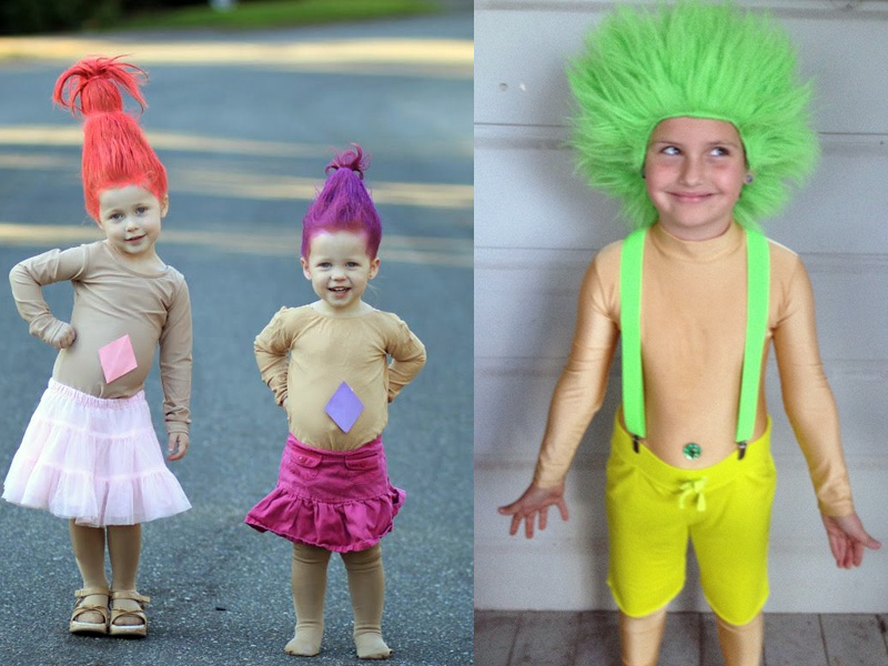 Troll Costume - Hilarious ideas for kids' Halloween costumes