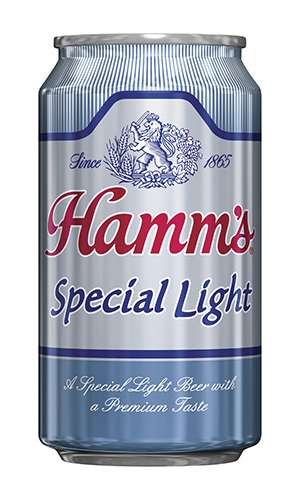 A can of Hamm's Special Light beer