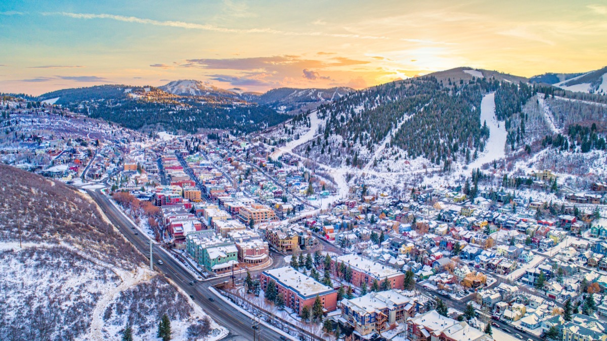 Park City Utah in Winter