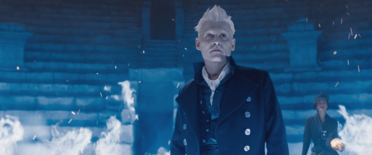 johnny depp in the crimes of grindelwald