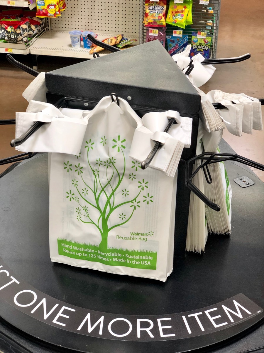 reusable walmart bag