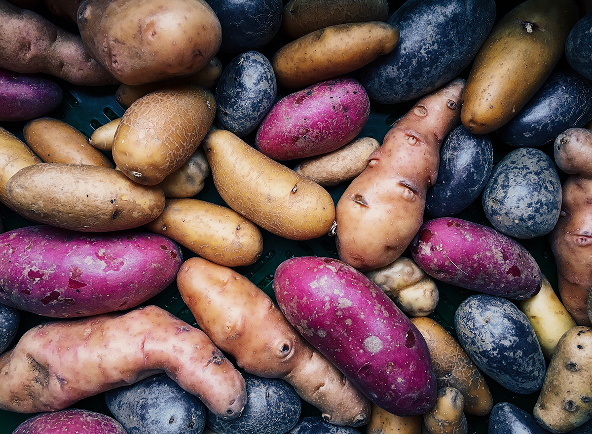 colorful potatoes