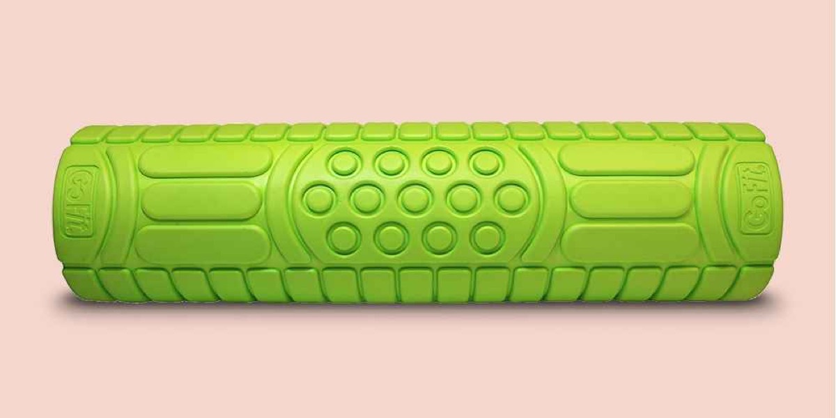 green massage roller