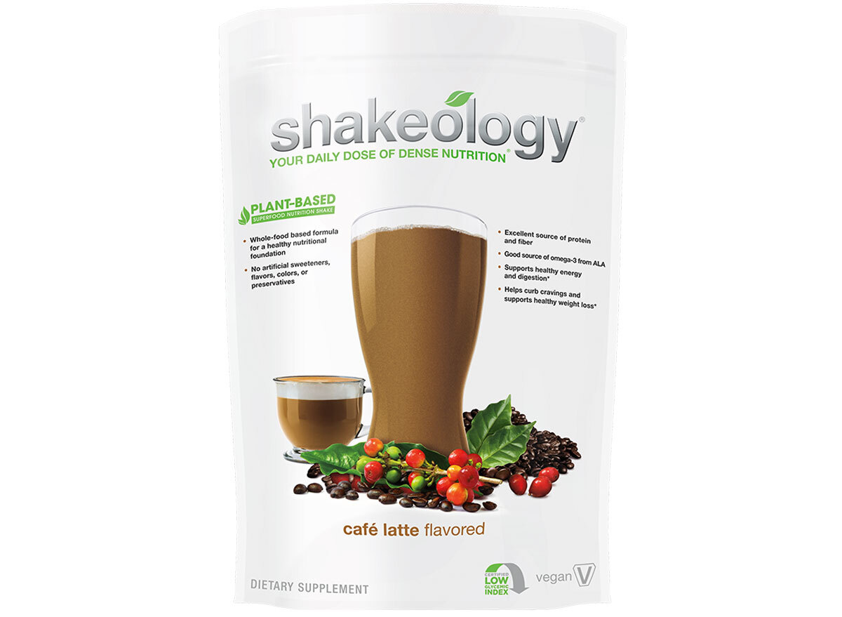 Shakeology cafe latte vegan protein powder