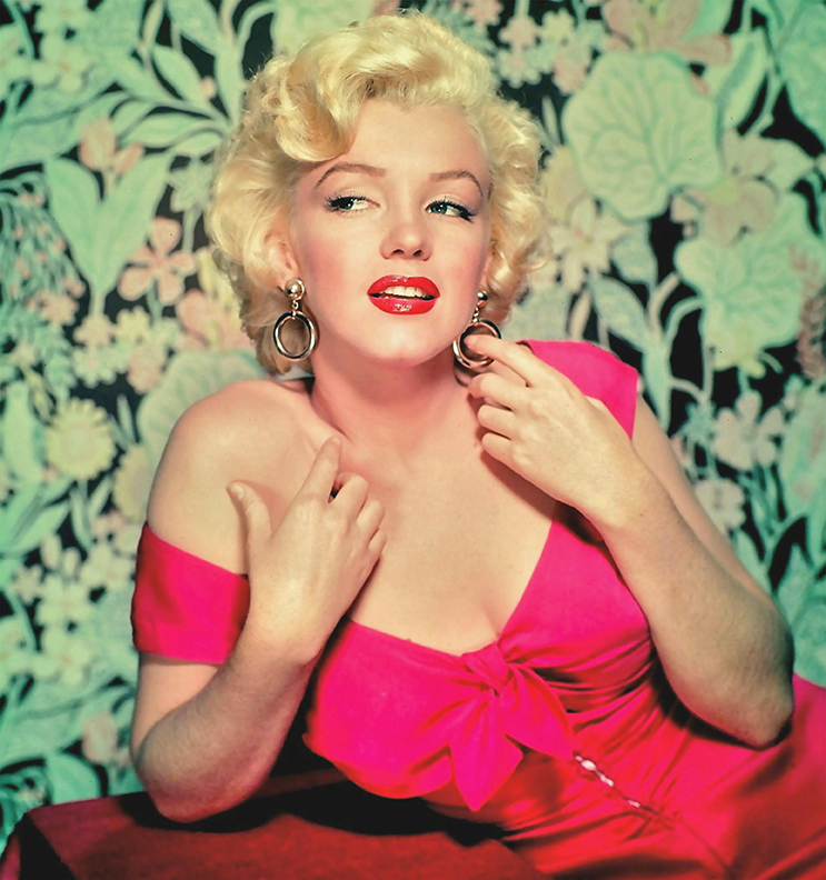 marilyn monroe color photo