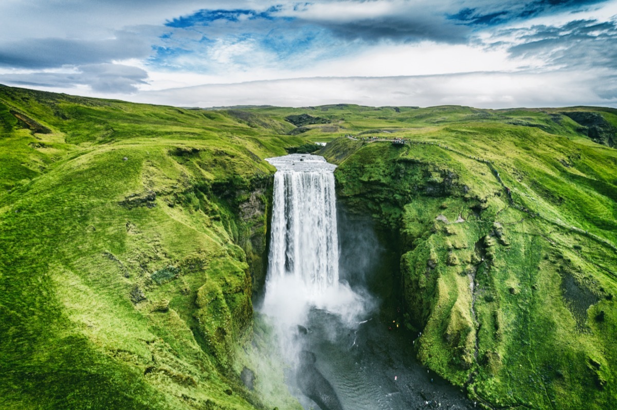 skogafoss waterfall iceland