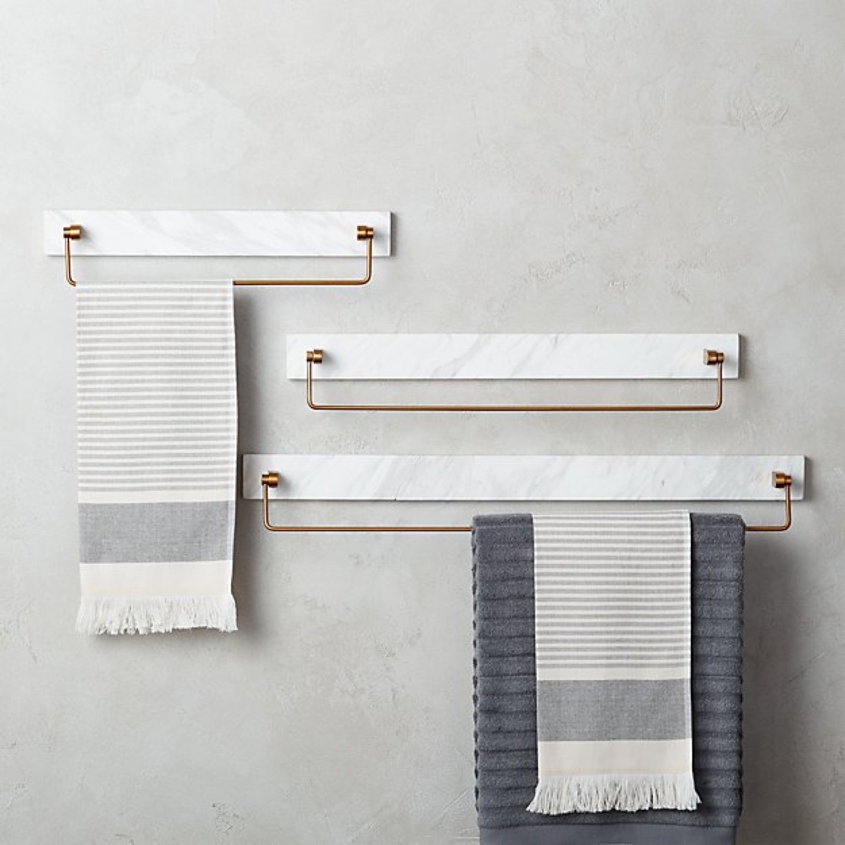 cb2 towel rack