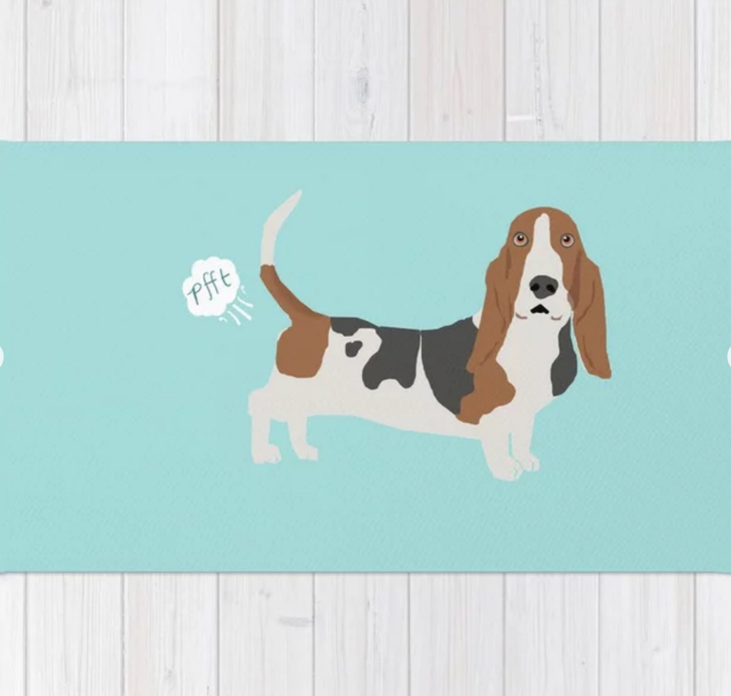 Basset Hound Rug ugly carpets