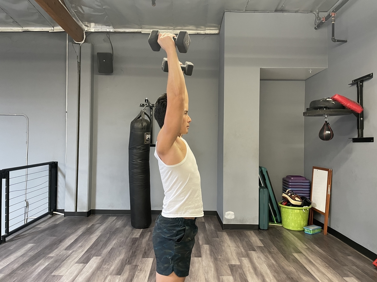 14 - db shoulder press