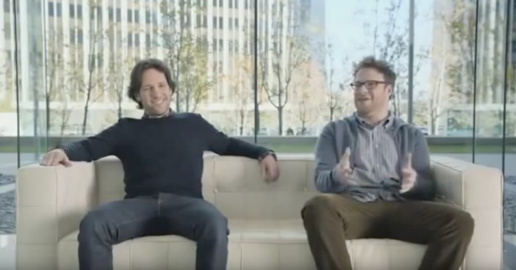 Paul Rudd Seth Rogan Samsung Celebrity Commercials