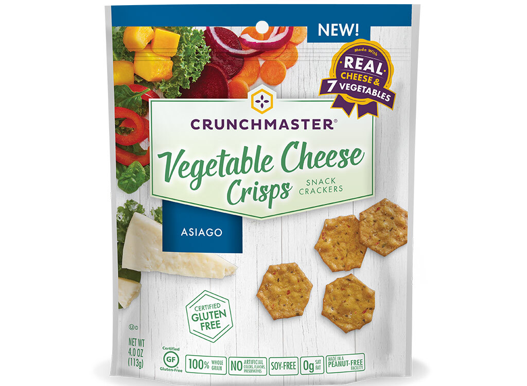 Crunchmaster vegetable cheese crisps