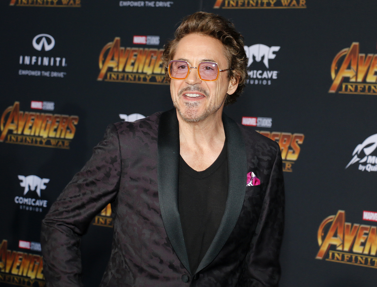 Robert Downey Jr. at the premiere of 