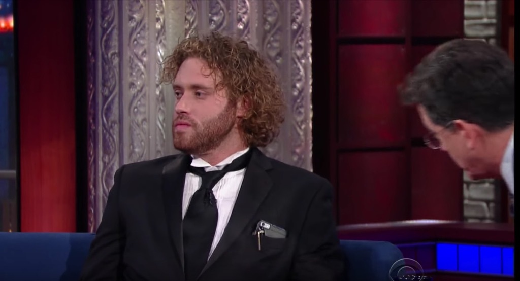 T.J. Miller drunk on TV