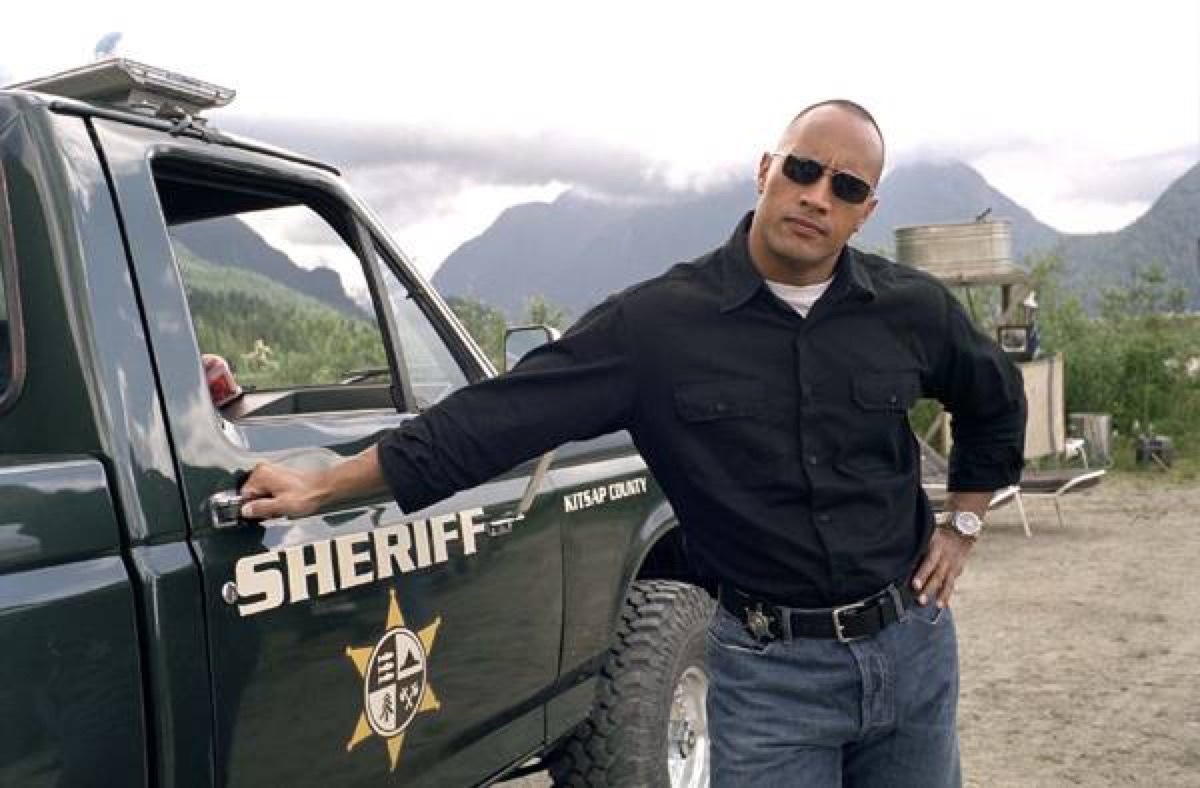 the rock in walking tall