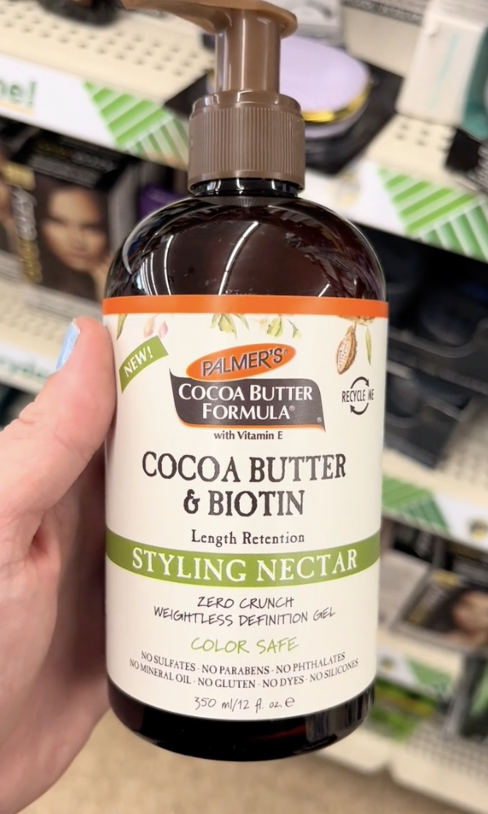 cocoa butter and biotin shampoo