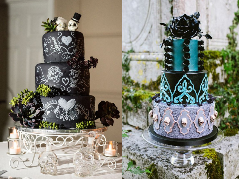 Elegant and Spooky Halloween Wedding Ideas 13