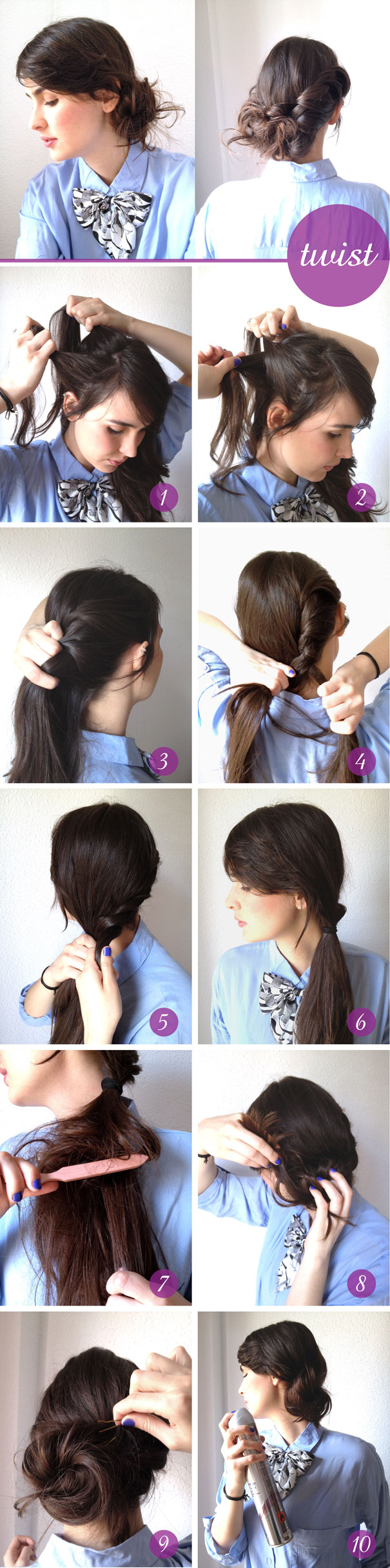 7 Fantastic Hairstyles Step By Step 8